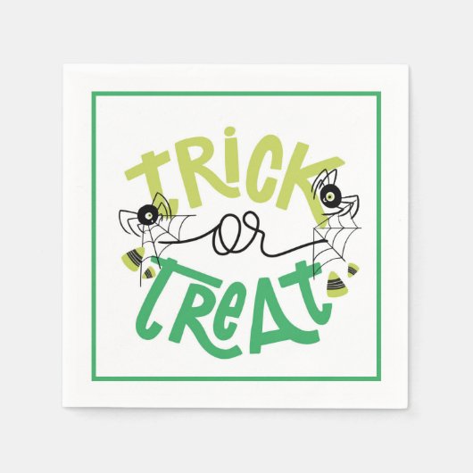 Trick oder Treat Serviette (Vorderseite)