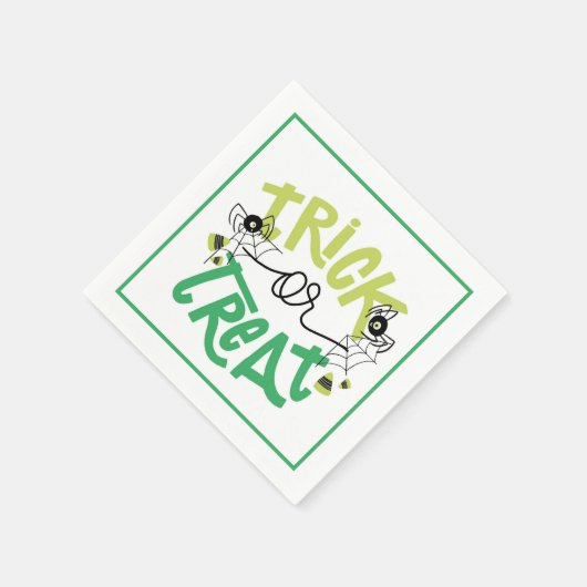 Trick oder Treat Serviette (Ecke)