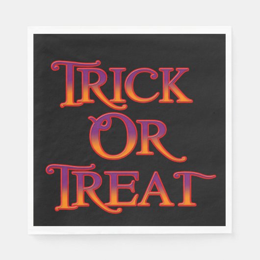 Trick oder Treat Serviette (Vorderseite)