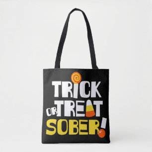 Trick oder Treat Sober zu Halloween in der Erholun Tasche