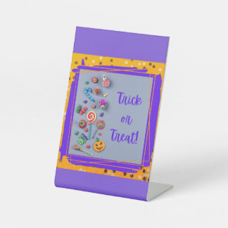 Trick oder Treat! Sockelschild