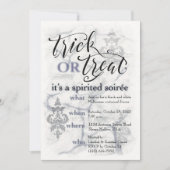 Trick oder Treat Soirée individuelle Einladung (Vorderseite)