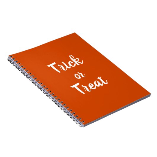 Trick oder Treat Spiral Foto Notebook Notizblock (Rechte Seite)