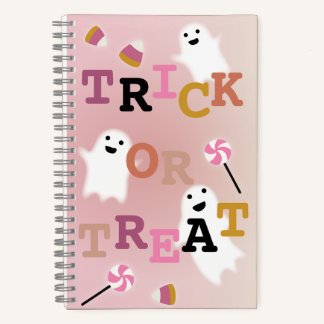 Trick oder Treat Spiral Notebook Notizblock