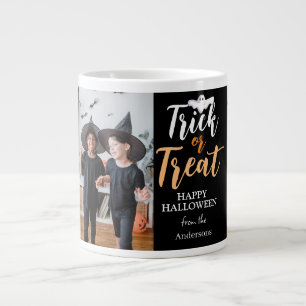 Trick oder Treat Spooky Halloween Family Foto Jumbo-Tasse