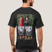 Trick oder Treat Spooky Halloween Foto T-Shirt (Rückseite)