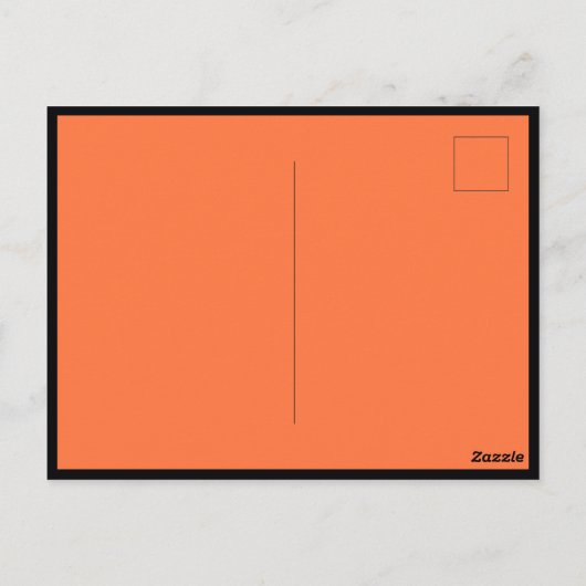 Trick oder Treat Spooky Halloween Owl Postkarte (Rückseite)