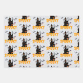 Trick oder Treat Spooky Hey! Bootiful Halloween Geschenkpapier Set (Vorderseite 2)