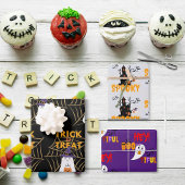 Trick oder Treat Spooky Hey! Bootiful Halloween Geschenkpapier Set