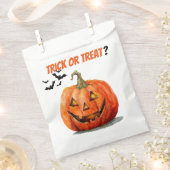 Trick oder Treat? Spooky Pumpkin Candy Favor Bags Geschenktütchen (Ausgeschnitten)