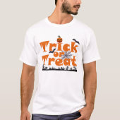 Trick oder Treat Spooky Pumpkin Halloween T-Shirt (Vorderseite)