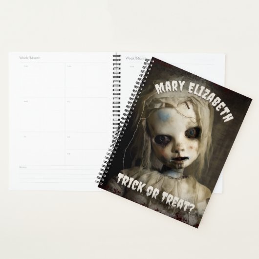 Trick oder Treat Spuk Doll 80er Horror Planer (Anzeige)