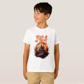 Trick oder Treat Spuk House Shirt (Vorne ganz)