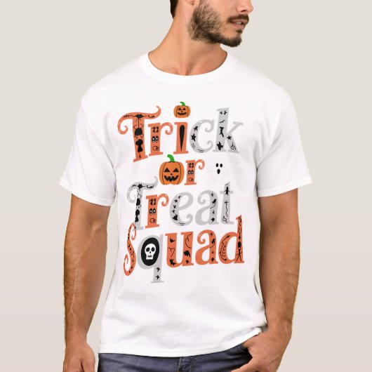 Trick oder Treat Squad Halloween Shirt - Spooky Ni (Vorderseite)