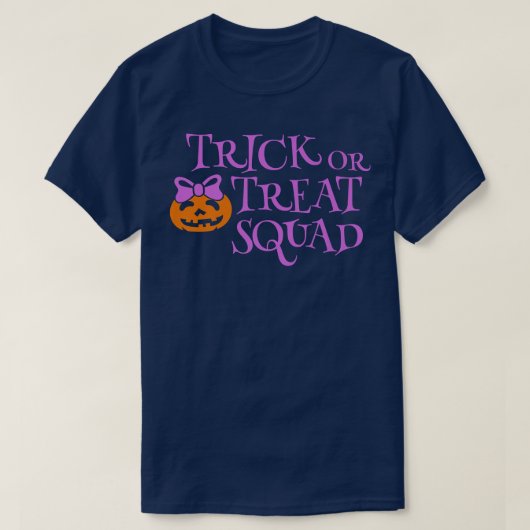 Trick oder Treat Squad Halloween Trick oder Treat T-Shirt (Design vorne)