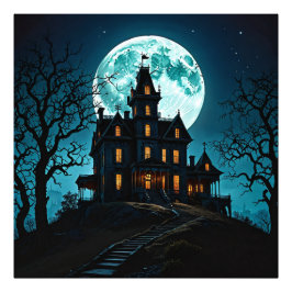 Trick oder Treat Street - Halloween Night Wall Art Fotodruck