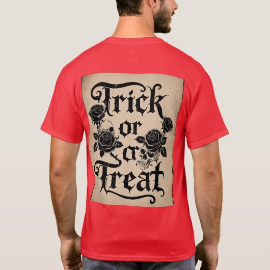 Trick oder Treat T-Shirt (Rückseite)