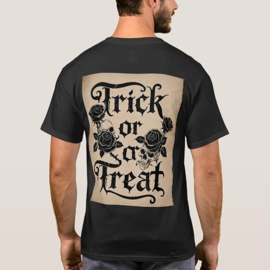 Trick oder Treat T-Shirt (Rückseite)