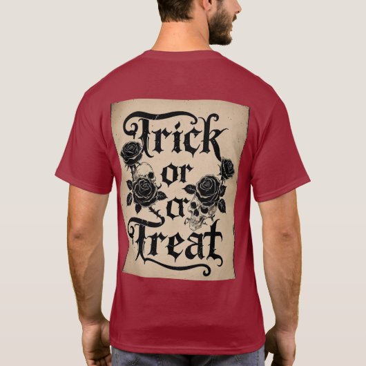 Trick oder Treat T-Shirt (Rückseite)