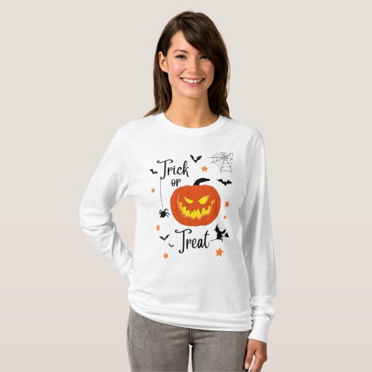 Trick oder Treat T - Shirt (Vorne ganz)