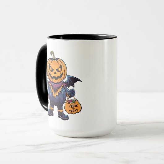Trick oder Treat Tasse (Vorderseite Links)