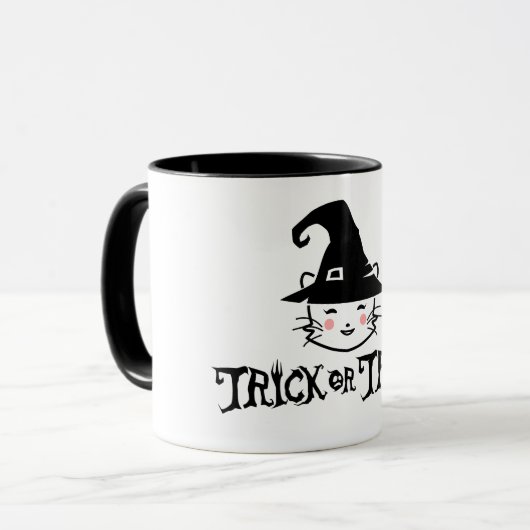 Trick oder Treat Tasse (Vorderseite Links)