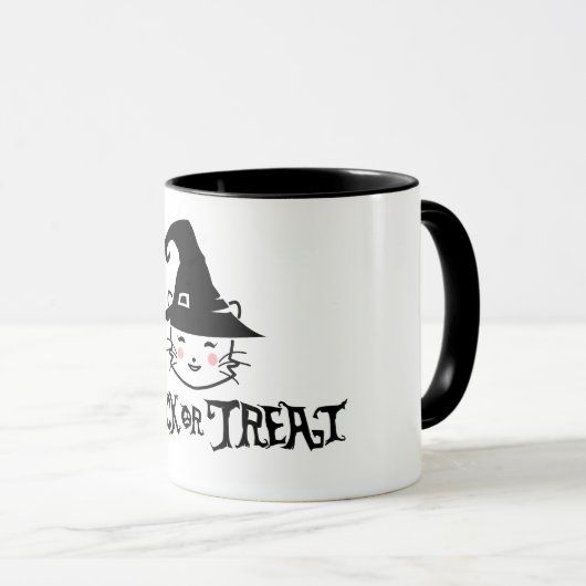 Trick oder Treat Tasse (VorderseiteRechts)