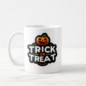 Trick oder Treat-Tasse Kaffeetasse (Links)