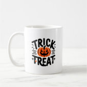 Trick oder Treat-Tasse Kaffeetasse (Links)