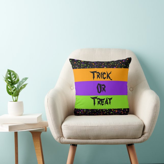 Trick oder Treat / Tier / Punkte / Kissen (Stuhl )