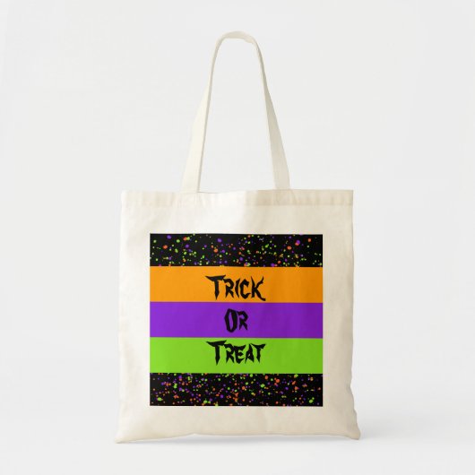 Trick oder Treat / Tier / Punkte / Tragetasche (Vorne)