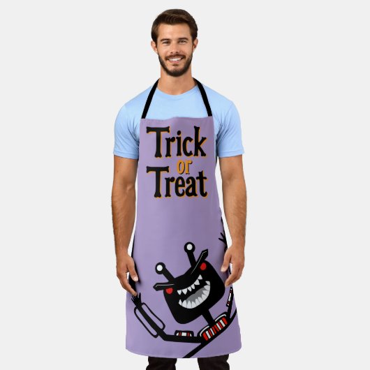Trick oder Treat Trivet Schürze (Getragen)
