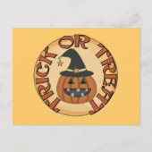 Trick oder Treat Tshirts und Geschenke Postkarte (Vorderseite)