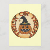 Trick oder Treat Tshirts und Geschenke Postkarte (Vorderseite)