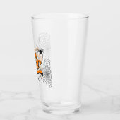 Trick oder Treat Typografie mit Spinnen ID680 Glas (Links)