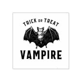 Trick oder Treat Vampire Gummistempel (Prägung)