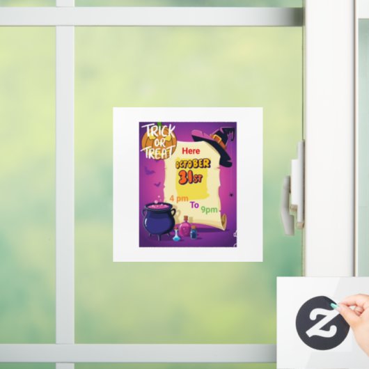 Trick oder treat Window Cloning Fensteraufkleber (Zuhause)