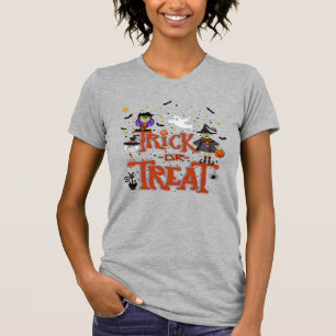 Trick oder Treat Witch Ghost Cat Spaß Halloween T-Shirt