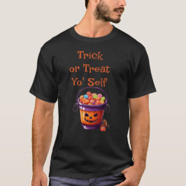Trick oder Treat Yo' Self Candcandy Ecket T-Shirt 