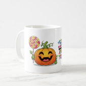 Trick oder Treat Yo's Self Funny Halloween Coffee Kaffeetasse (Vorderseite Links)
