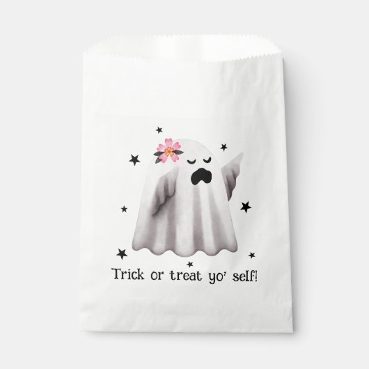 Trick oder Treat Yo's Self Halloween Ghost Geschenktütchen (Vorderseite)