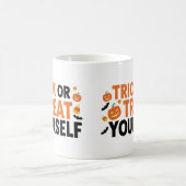 Trick oder Treat you self - Funny Halloween Tasse (Mittel)