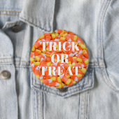 Trick oder Treat - Zuckermais - Halloween Button (Beispiel)