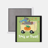 Trick oder Treatbär Magnet (Vorderseite/Rückseite)