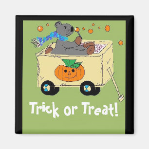 Trick oder Treatbär Magnet