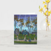 Trick- oder Treatekarte Karte (Gelbe Blume)