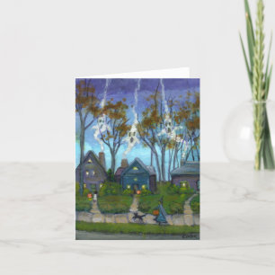 Trick- oder Treatekarte Karte