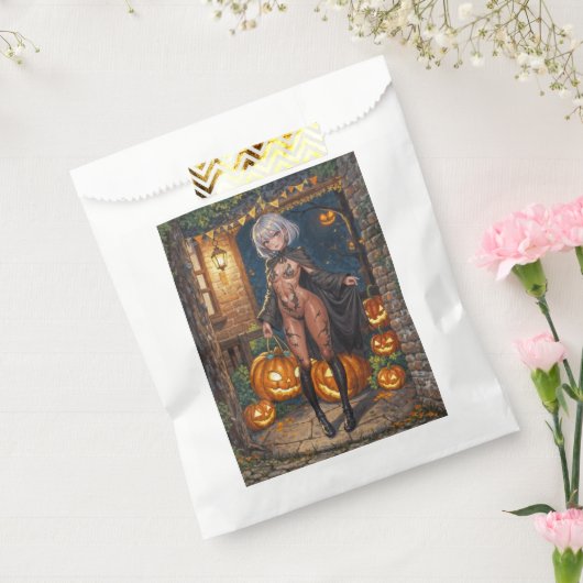 Trick oder Treater, mutiges Halloween-Kostümmädche Geschenktütchen (Versiegelt)