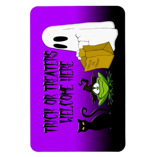 Trick oder Treaters Begrüßungsmagazin Magnet (Vertikal)