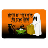 Trick oder Treaters Begrüßungsmagazin Magnet (Horizontal)